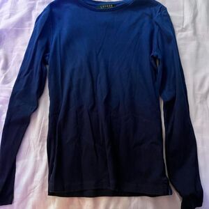 navy gradient ralph lauren long sleeve shirt